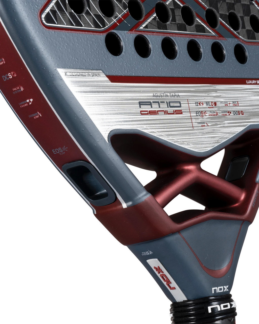 Nox AT10 Luxury GENIUS 12K 2025 by Agustin Tapia Padel Racket