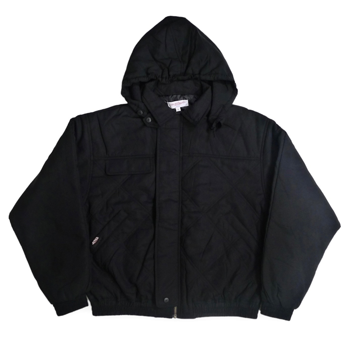 Yardsale Diamond Quilted Jacket Black - PAGER TOKYO : PAGER TOKYO