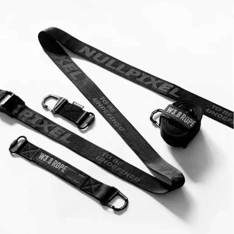 Nullpixel - W3.8 Rope Black Edition Multiuse Wide Rope - Pahlawan