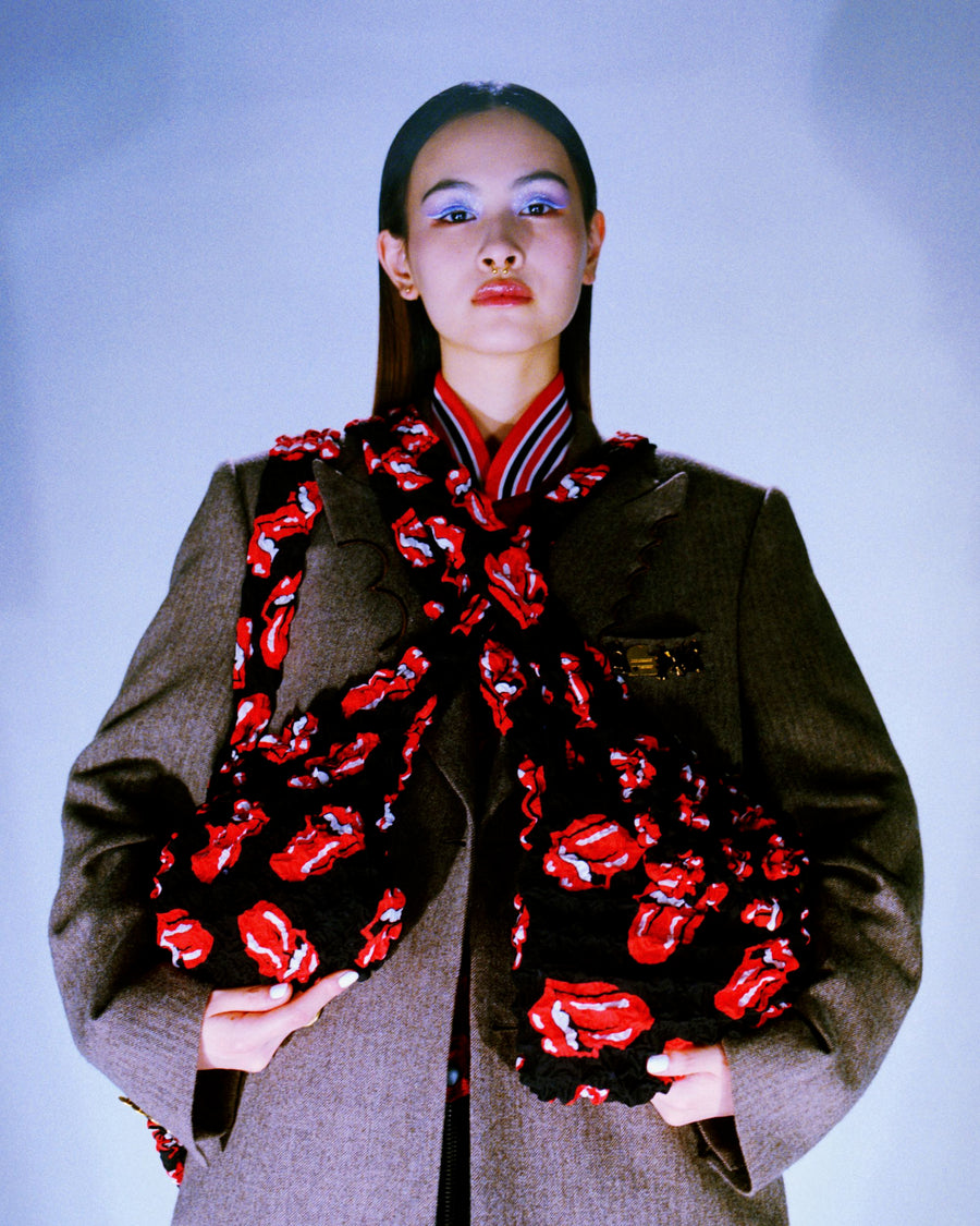 MASU(エムエーエスユー)の“LIPS AND TONGUE” POPCORN BAG(バッグ)の