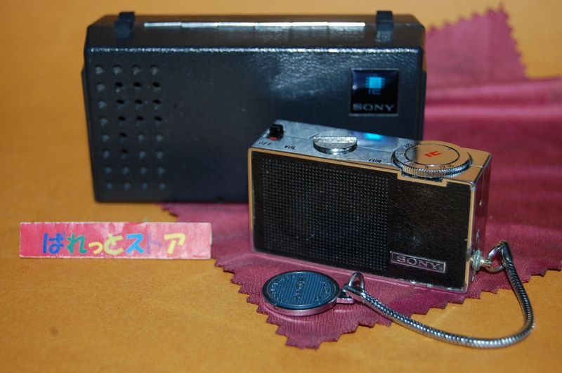 ソニー・Model No.ICR-100 世界初の超小型ICラジオ受信機 1967年 +