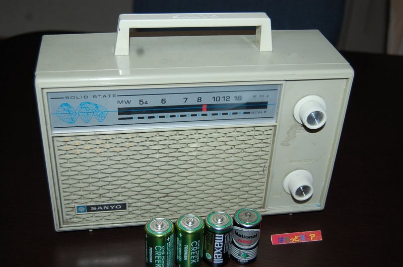 三洋電機 Model 6C-120 AM 6石トランジスター・ ハンディタイプの