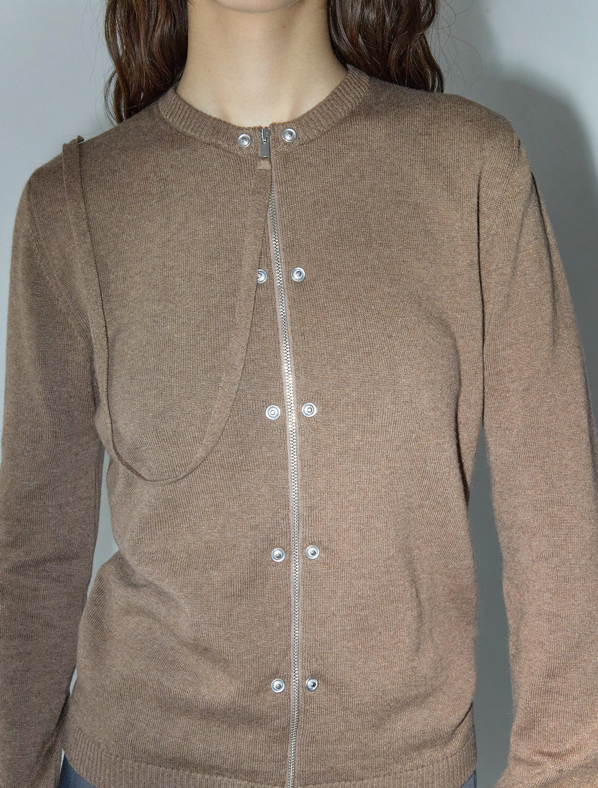 SWALLOW-Beige cardigan with a cashmere blend – paloma wool