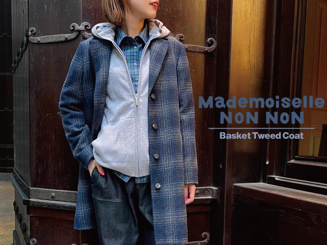 Mademoiselle NONNON『バスケットツィード タータンチェック テーラー