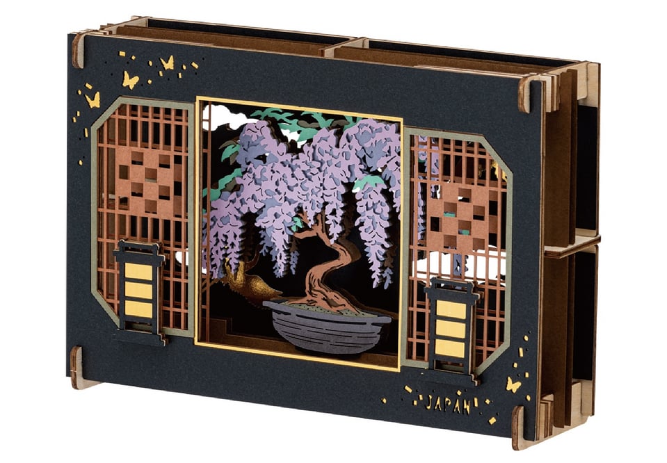 日本の情景シリーズ PAPER THEATER / PT-WL31 BONSAI - 藤 - | PAPER