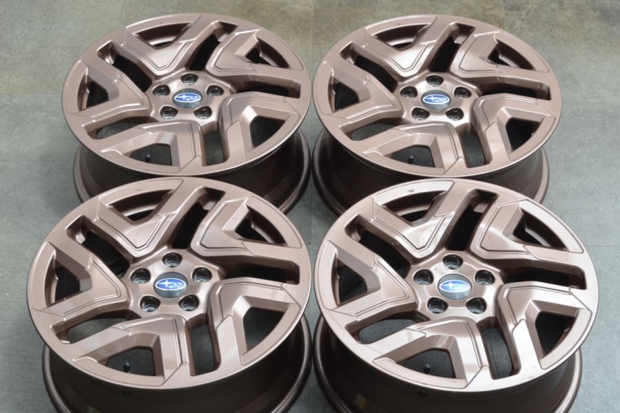 新車外し品】スバル SL フォレスター 純正 18in 7J +48 PCD114.3 4本