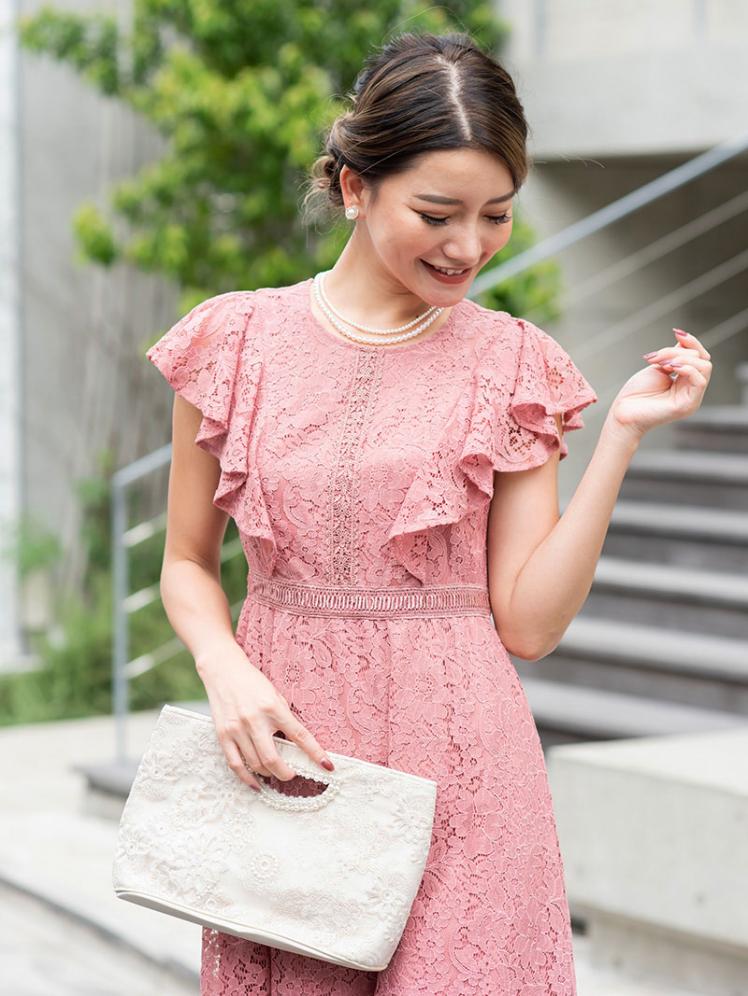 コードレースドレス(ピンク)CR1-326PI-M | パーティドレススタイル