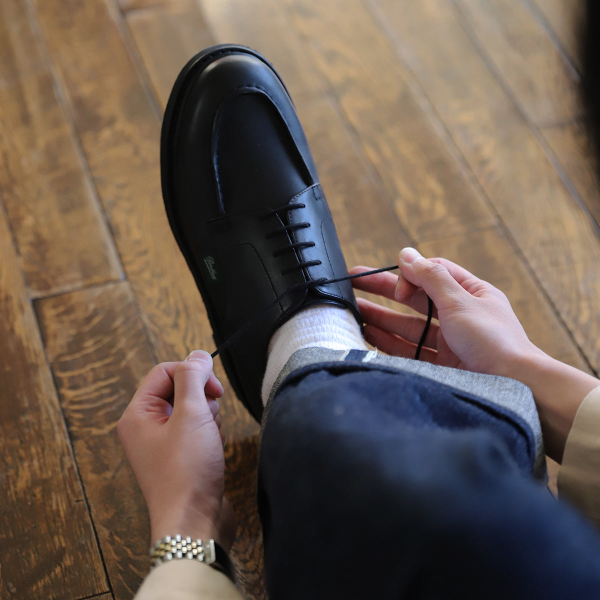 極希少】シャンボード アザラシ UK8 フォック ファー paraboot