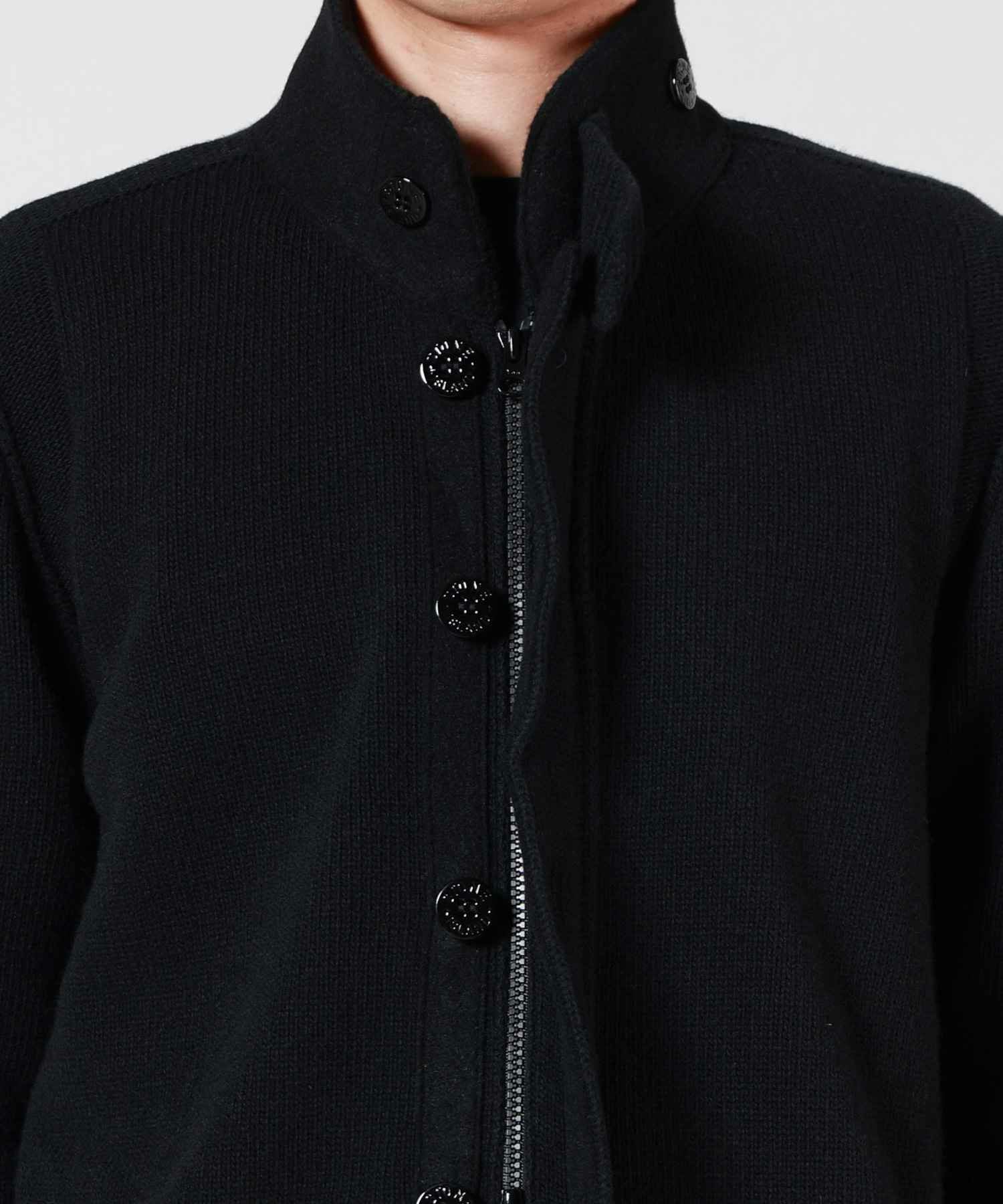 STONE ISLAND(ストーンアイランド)】 ボタン付きジャンパー フェルト