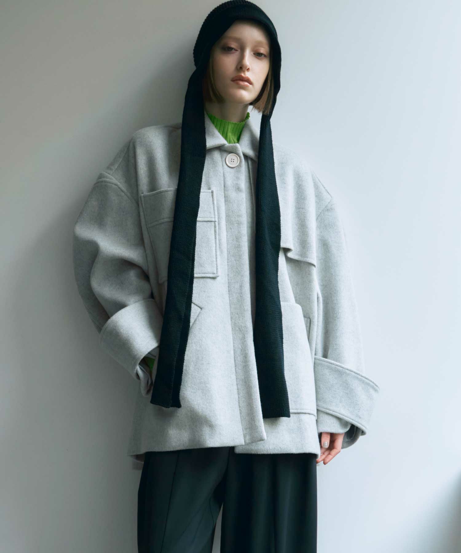 ENFOLD(エンフォルド)】 MILITARY SOUTIEN-COLLAR COAT｜PARIGOT