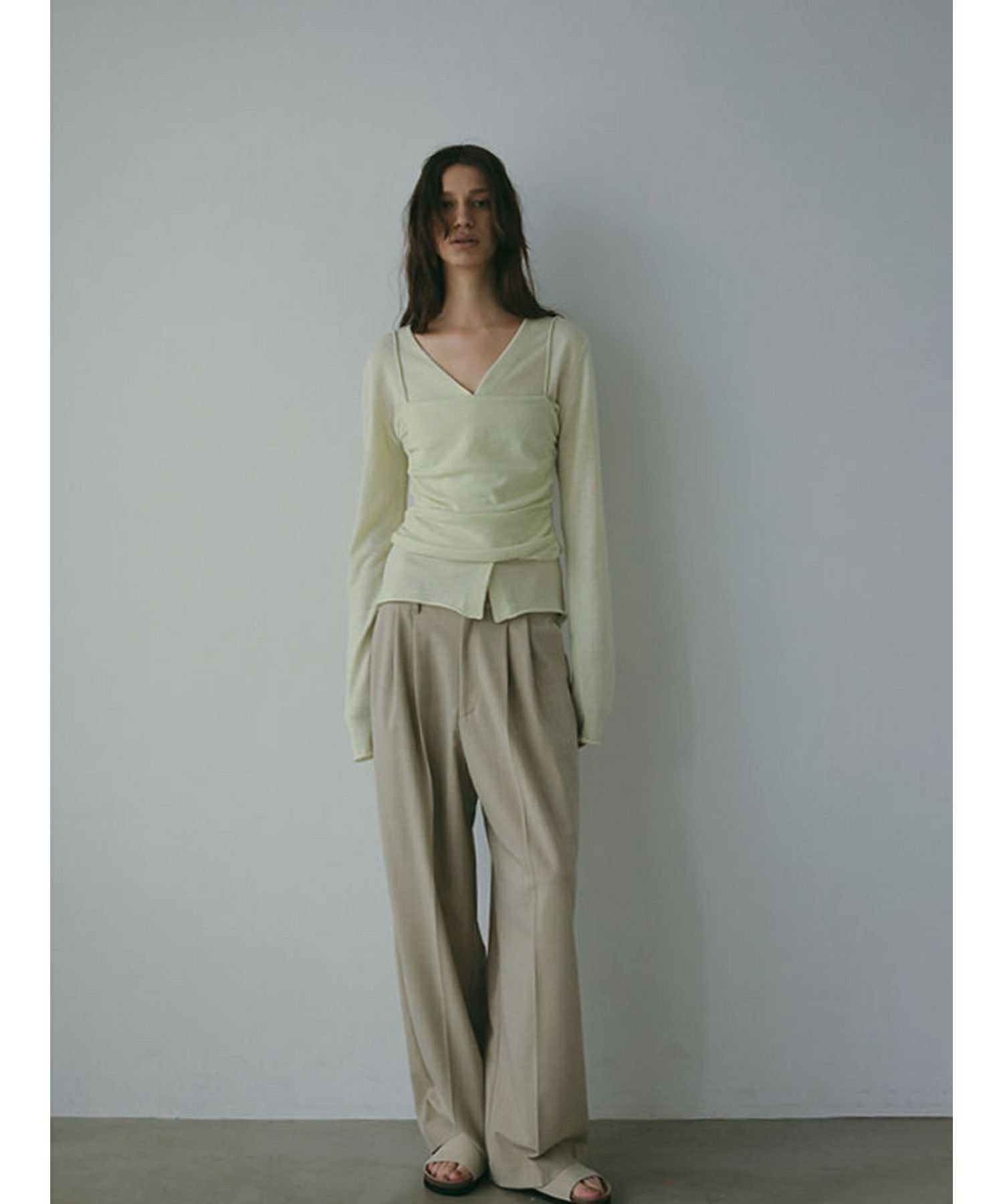 ETRE TOKYO(エトレトウキョウ)】 ハイゲージツインニット｜PARIGOT