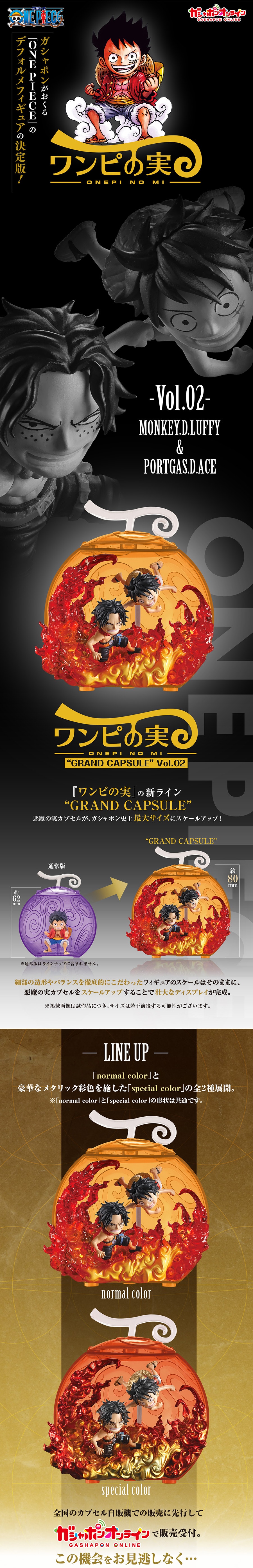 From TV animation ONE PIECE ワンピの実 “GRAND CAPSULE” Vol.02