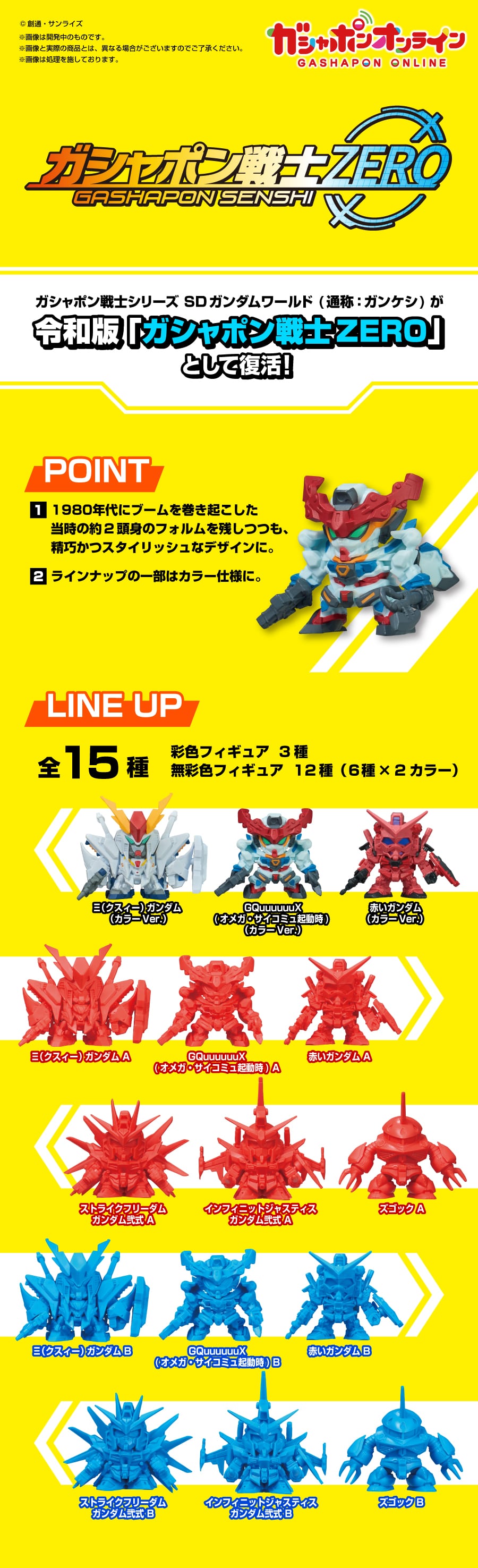 機動戦士ガンダム ガシャポン戦士ZERO 01 | ナムコパークス オンライン