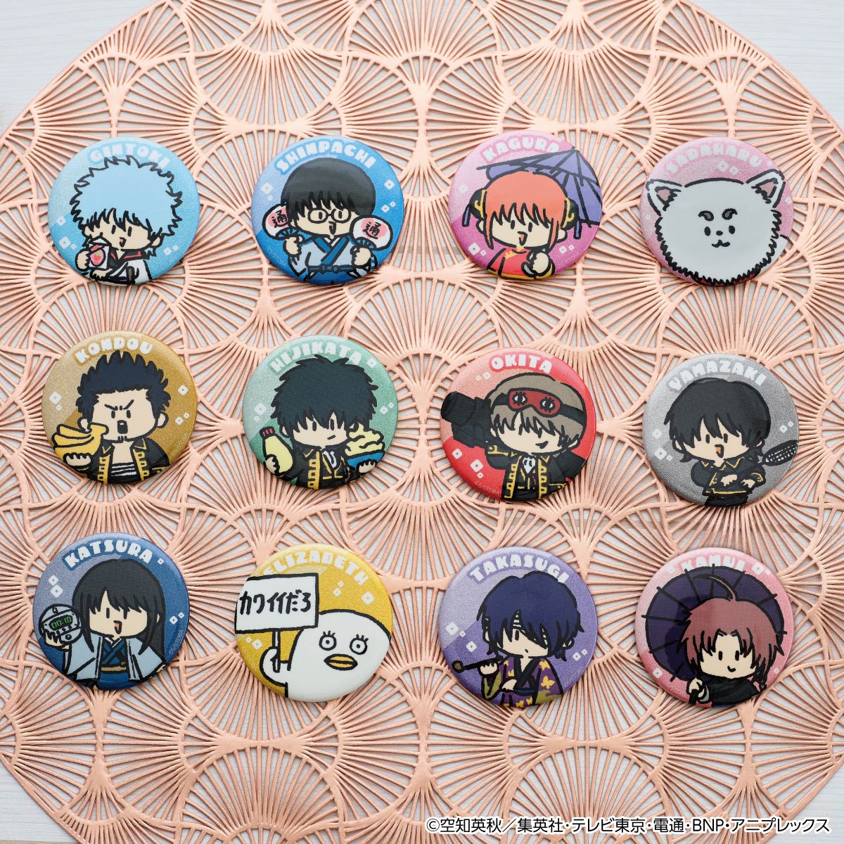 銀魂 レトロポップ 缶バッジ 神威 20点 まとめ売り 銀魂 レトロポップ