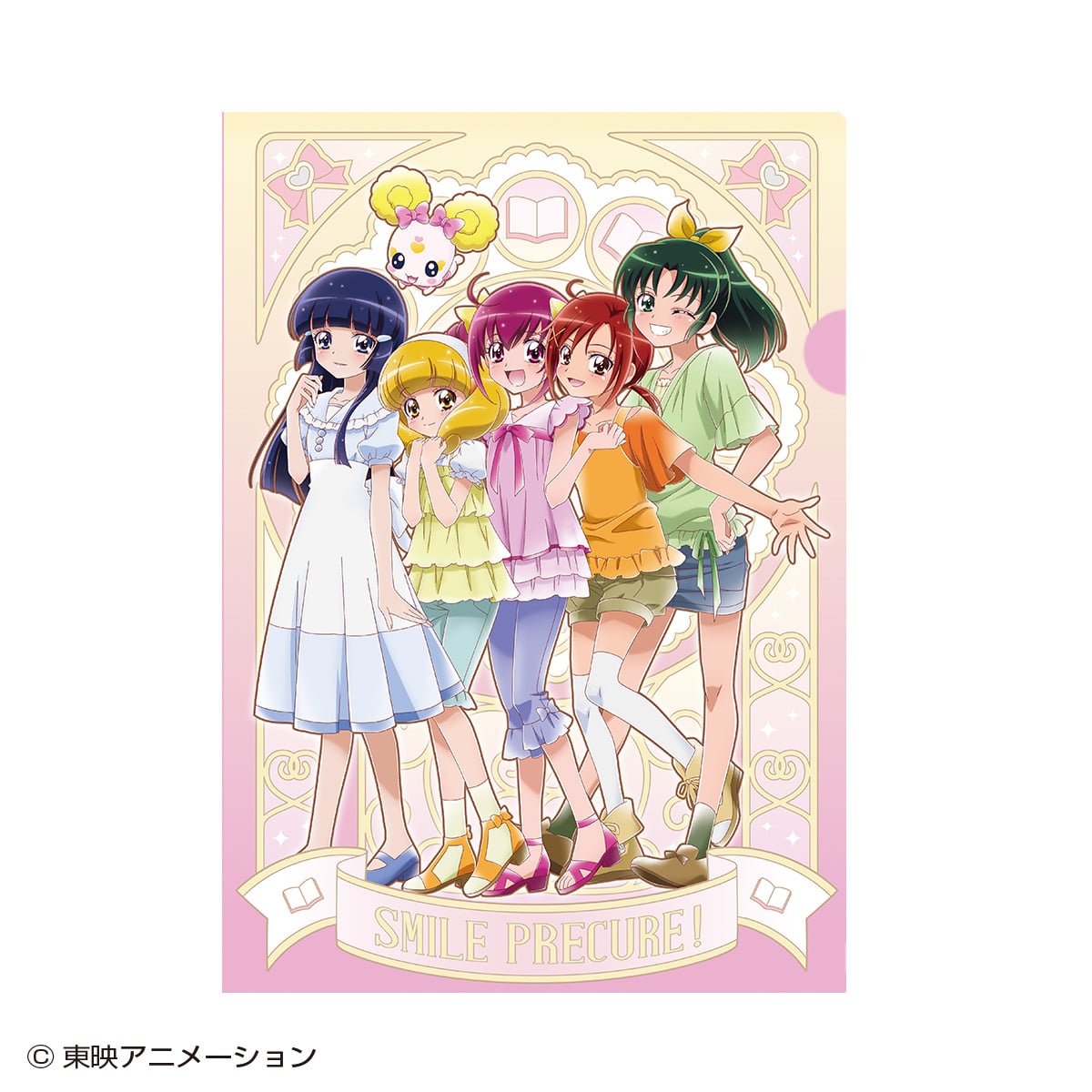 フラットガシャポン】プリキュアオールスターズ クリアファイル