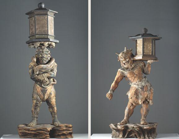 奈良・興福寺/天燈鬼・龍燈鬼立像(1215年)】龍燈鬼は康弁作と伝えられ