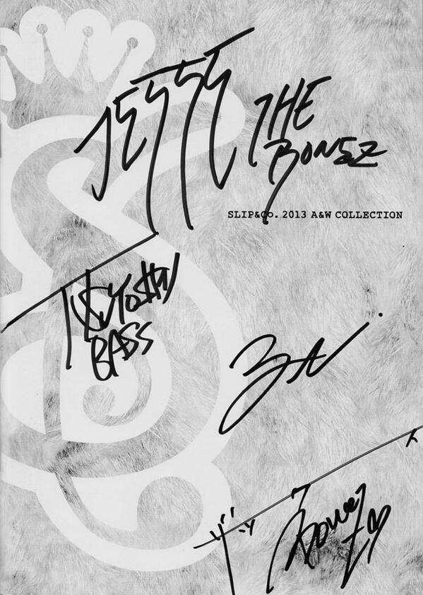 フォロー＆RTで応募】The BONEZメンバー全員のサイン入り！JESSE
