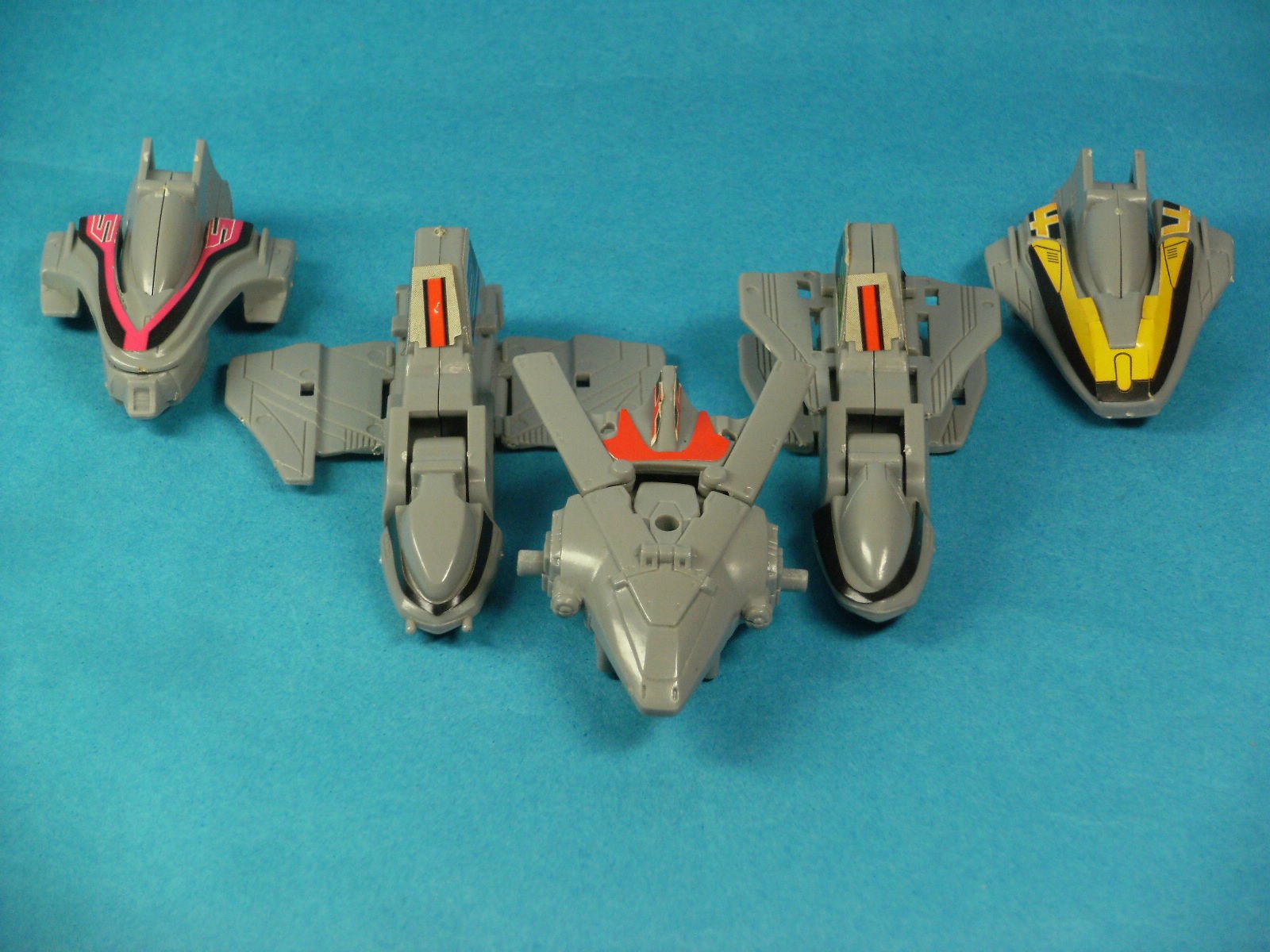 森永 未来戦隊タイムレンジャー 合体変形 タイムロボ 6種セット 森永