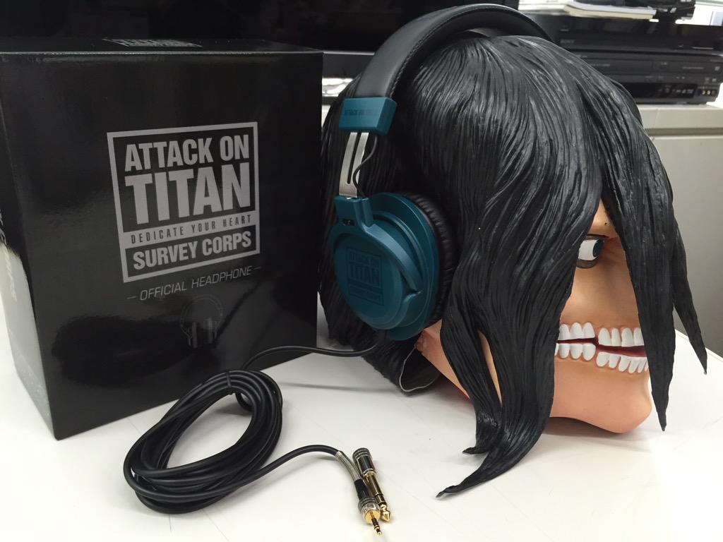 進撃の巨人 オーディオテクニカヘッドホン 【公式通販】