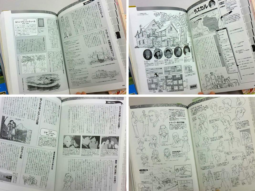 世界名作劇場シリーズ メモリアルブック』の中身紹介です♪多彩な設定