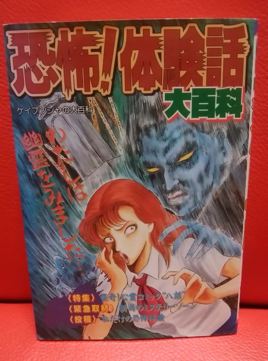 恐怖！体験話大百科｣ホラー漫画が多くて二話収録されている