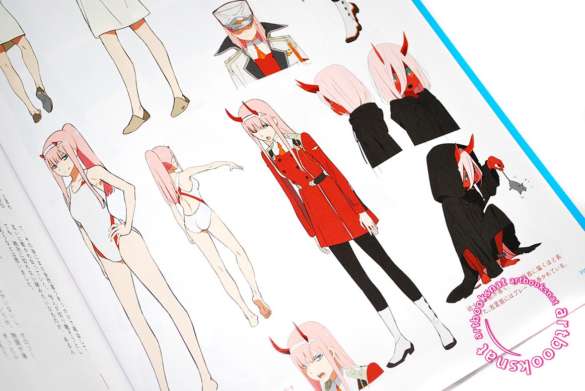 Darling in the Franxx Complete Material Book is a very visual