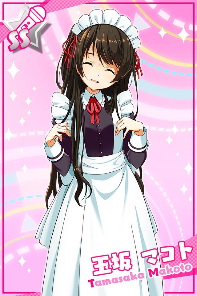 先ほどツイート致しました、玉坂マコト新SSカードの一部が正常に表示