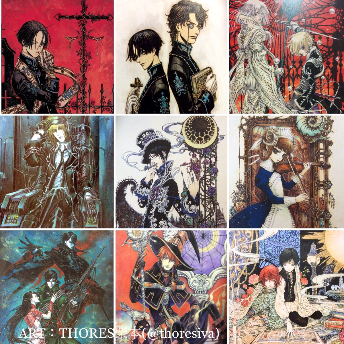 THORES柴本(トーレス柴本)画集 イル・タッペート・ロッソ(付属品付き