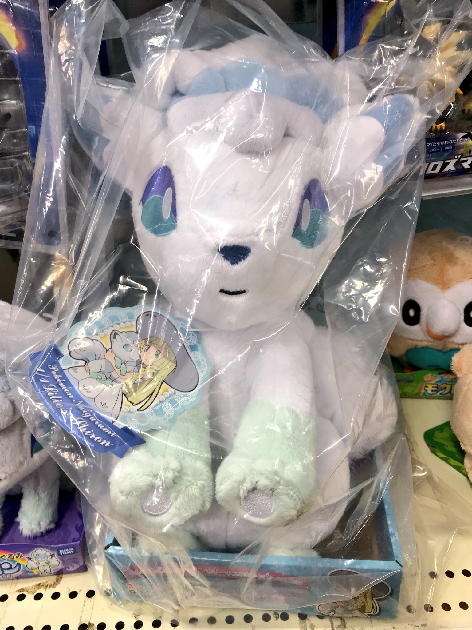 ポケモン タカラトミー リーリエのシロン アローラロコン等身大