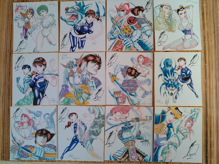 直筆カラーサイン色紙完成しました。新刊「メタルKLegend vol.6