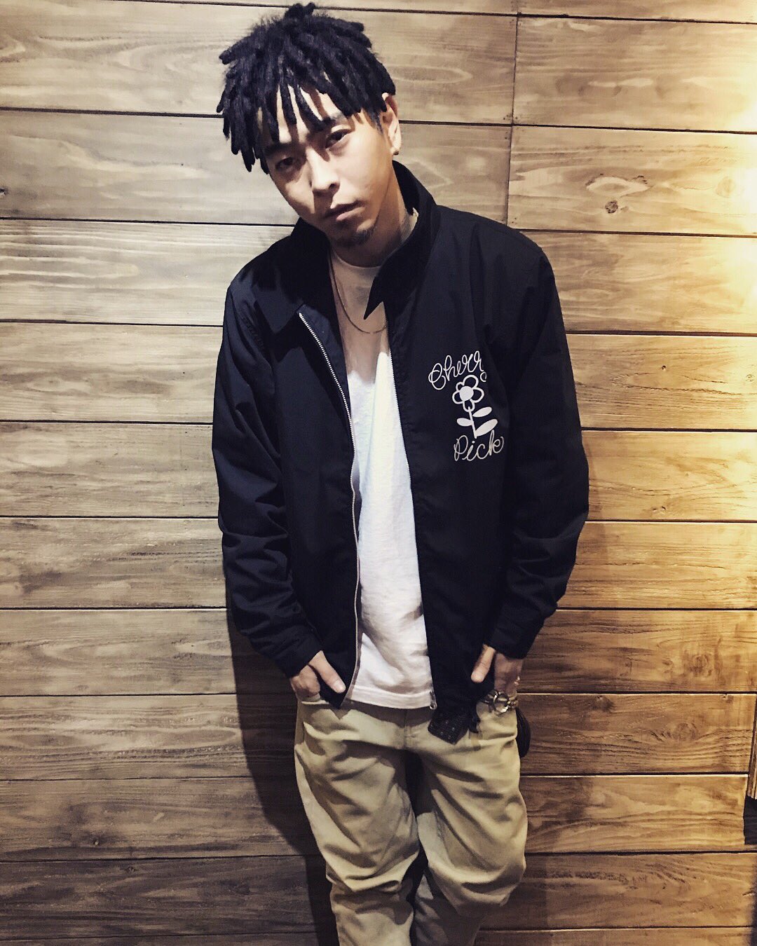 唾奇 スウェット XL 唾奇 スウェット XL ファッションラッパー唾奇の着