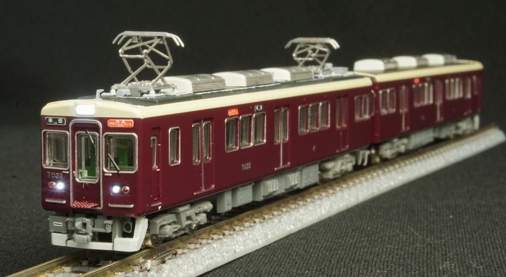 鉄コレ阪急7000系リニューアルを7015f仕様にディテールアップしました