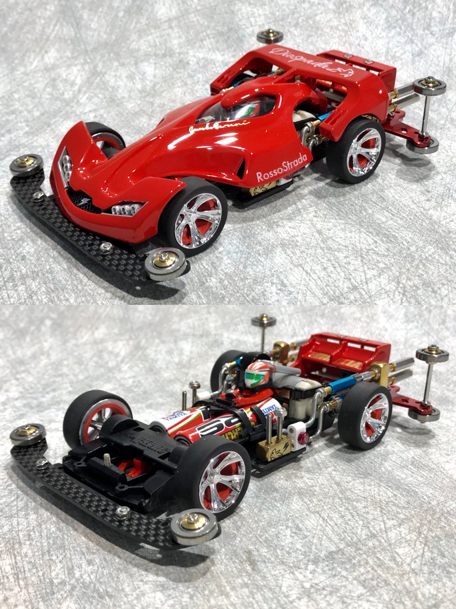 ミニ四駆 ディオスパーダ コルテッロ クリヤーレッド 値下げ不可 ミニ