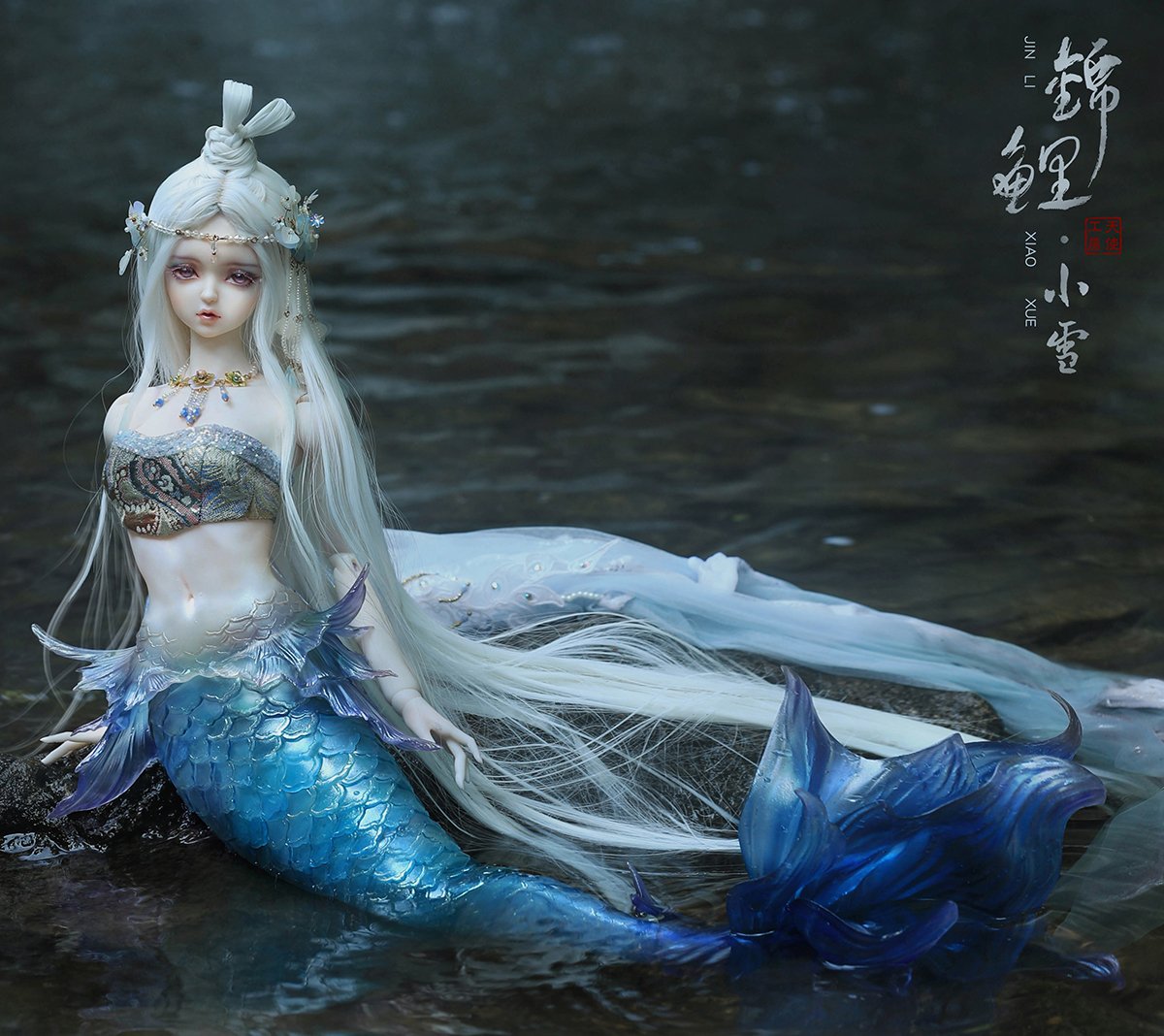 AngellStudio【#発売予定】AS1/3サイズ人魚「錦鯉」🐠小雪ちゃんの尾っ