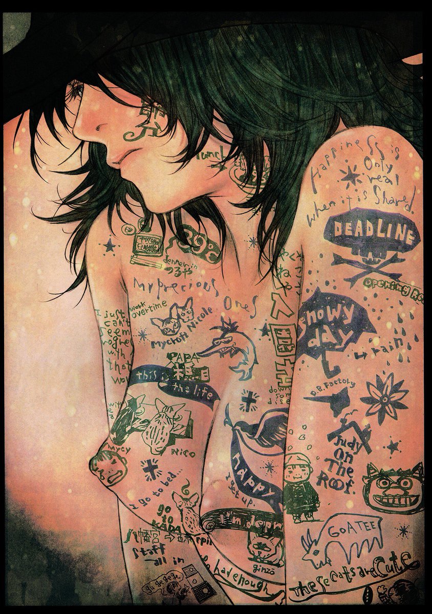 岳*夏様 浅田弘幸 直筆イラスト サイン 浅田弘幸のサイン入り色紙