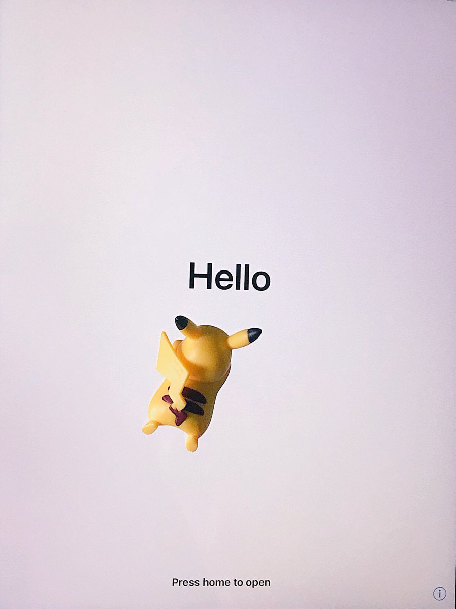 ロック画面に使っていいよ #ピカチュウ #ロック画面