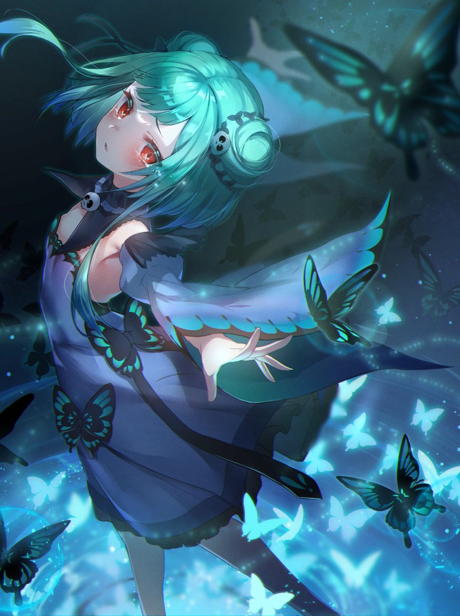 RT @_AliceCoco: るしあちゃん🦋🦋 #絵クロマンサー