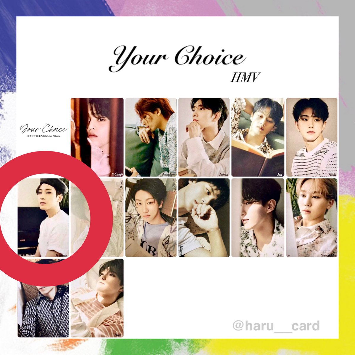 セブチ SEVENTEEN ドギョム Your Choice HMV特典 第3弾 セブチ