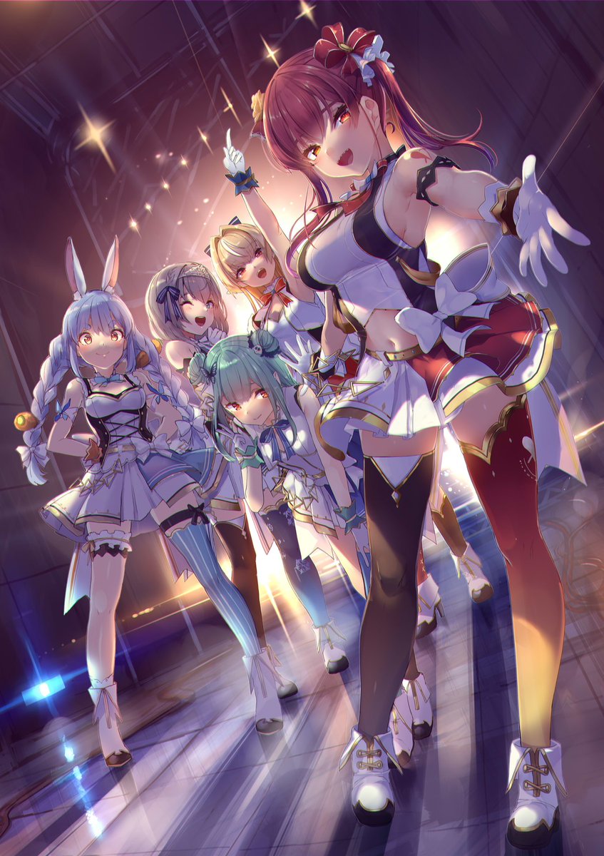 サムネイル描かせていただきました！ #宝鐘マリン100万人記念ライブ