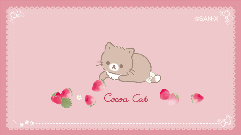 🍓キャラクター紹介🍓 ✨#ココアキャット✨ ココアの香りがする子猫