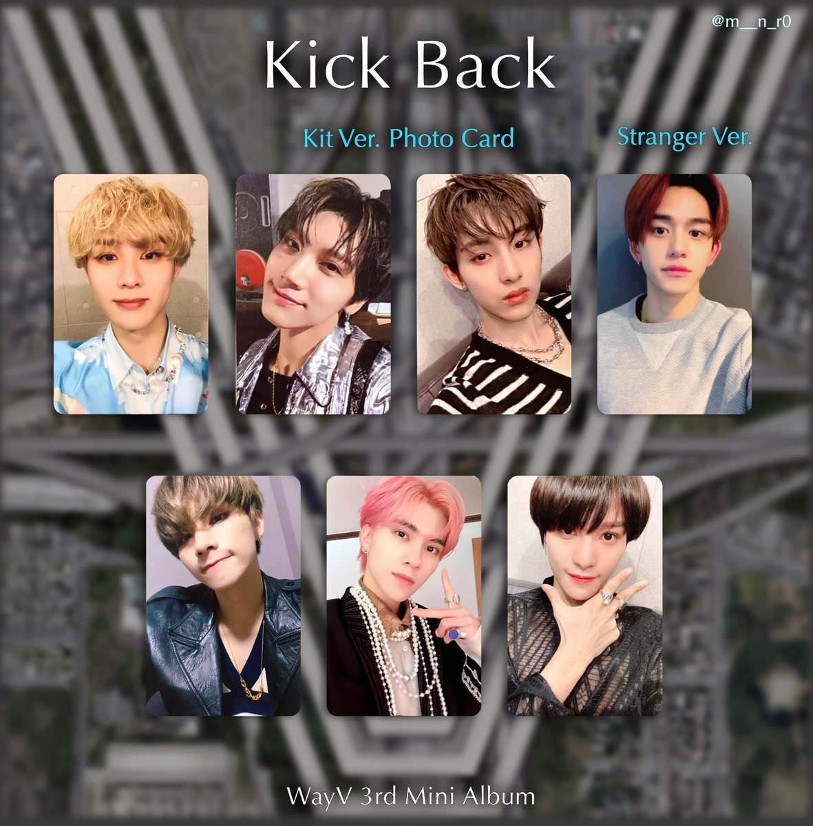 ⚡️] #WayV Kick Back Photo Card List pc Template