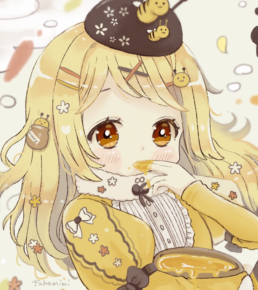 今日は #みつばちの日 ミツバチちゃん #イラスト #絵 #オリジナル