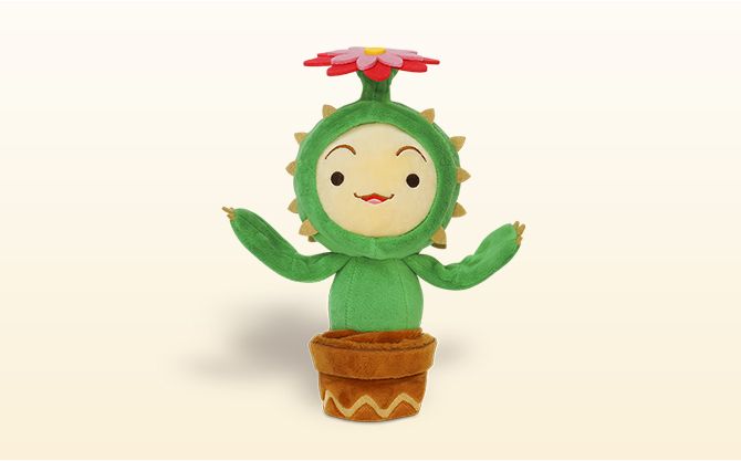 セット内容④】ぬいぐるみ サボテン君いつもマイホームで待っていて