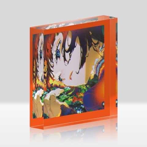 個展グッズ】 EGO アクリルブロック6種 100×100×20mm 各¥5,200