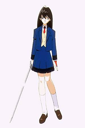 The bishoujo of the day is Setsuna Saizuki from Evil Zone