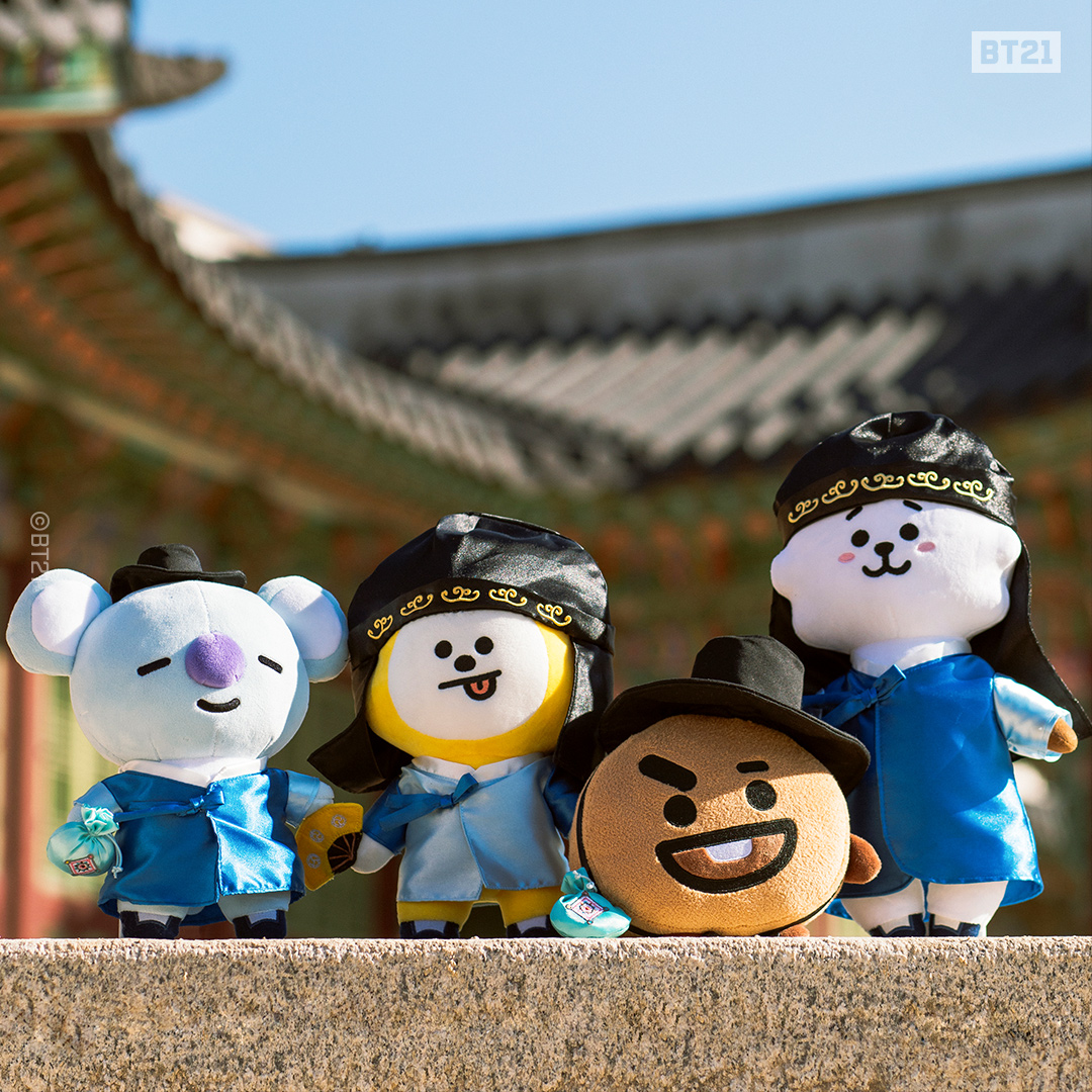 BT21 韓服エディション🇰🇷 昔のソウル、漢陽の街にタイムスリップ