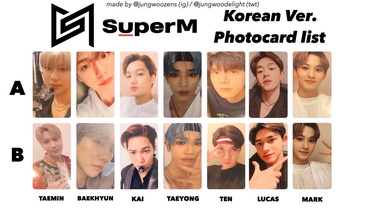 SUPERM スパエム ベッキョン ベクヒョン トレカ ランダム SUPERM