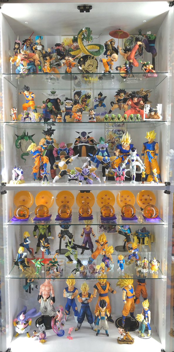jajanケース内のドラゴンボールフィギュアを整理しました。 アクリルの