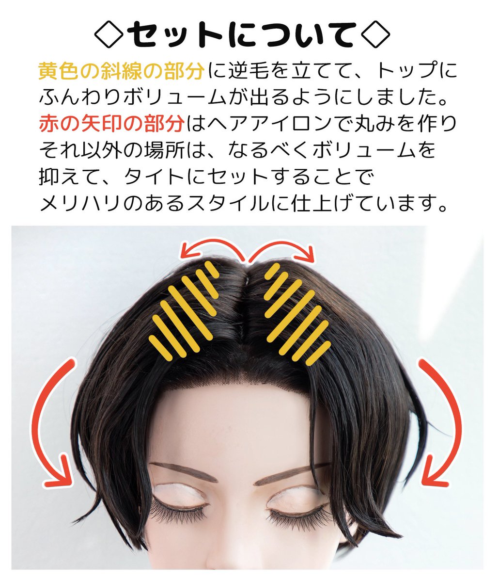 ご質問いただきましたので 豊前江のウィッグセットのポイントをまとめ