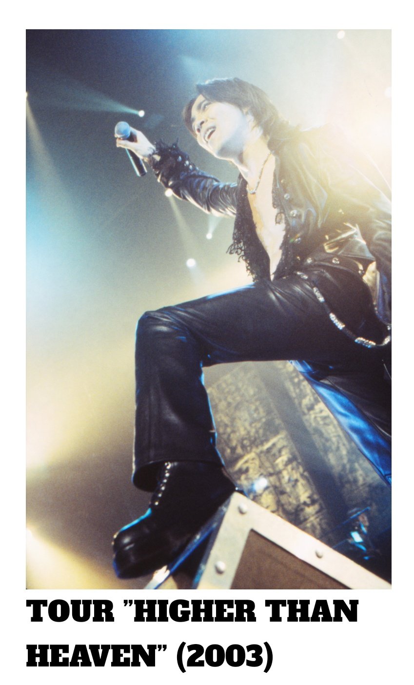 氷室京介 HIGHER THAN HEAVEN 2003 パーカー 氷室京介 HIGHER THAN